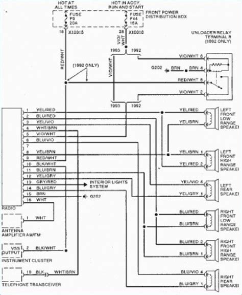 2003 dodge dakota radio wiring diagram 